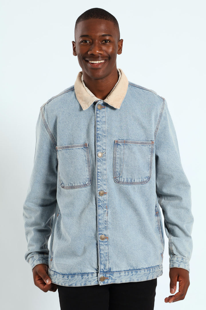 Denim Worker Jacket - Blue
