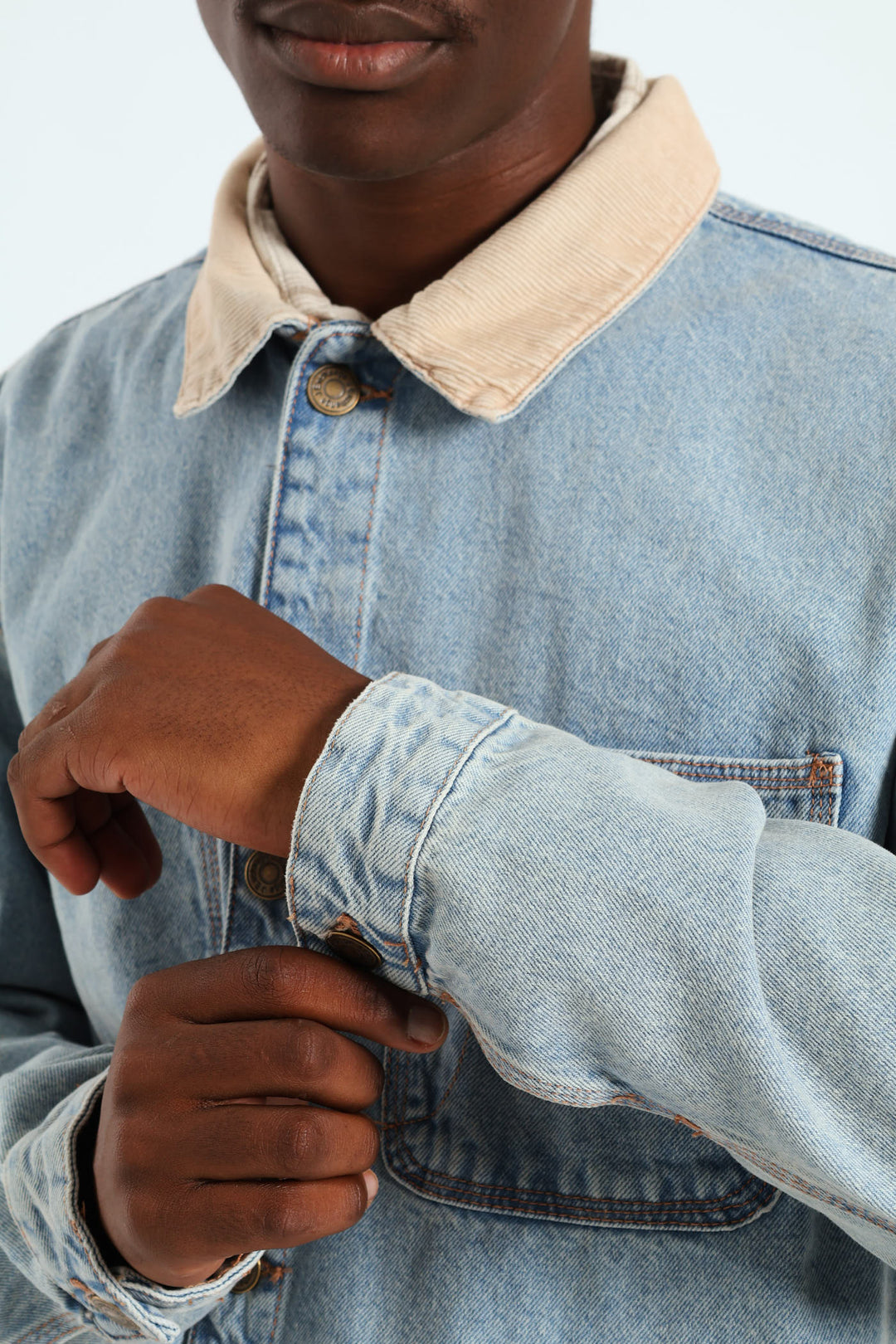 Denim Worker Jacket - Blue