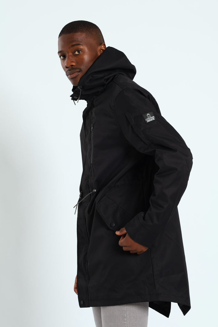 Longer Length Jacket - Black