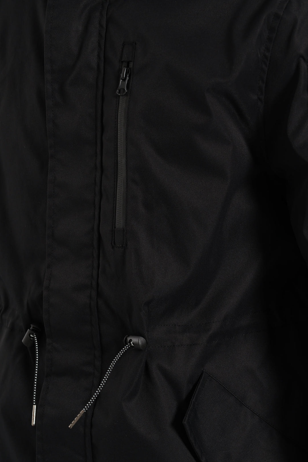 Longer Length Jacket - Black