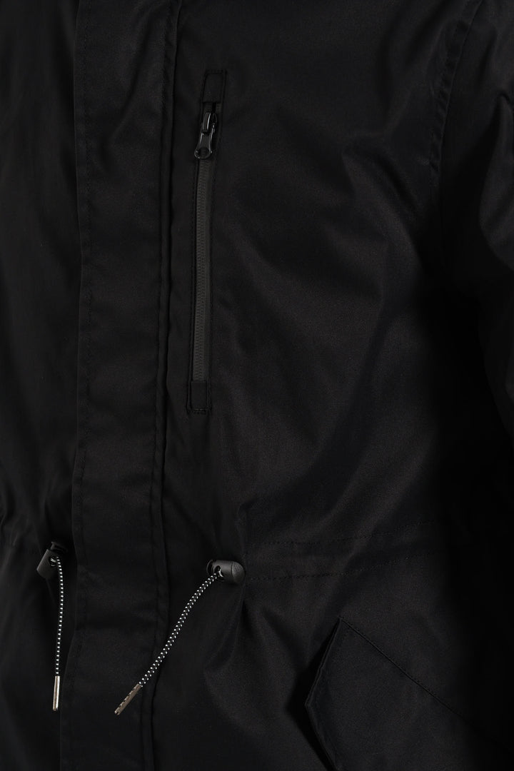 Longer Length Jacket - Black