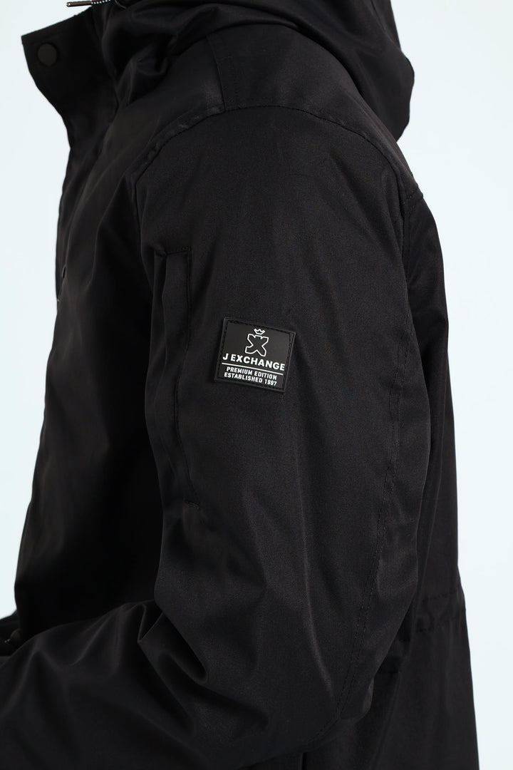 Longer Length Jacket - Black