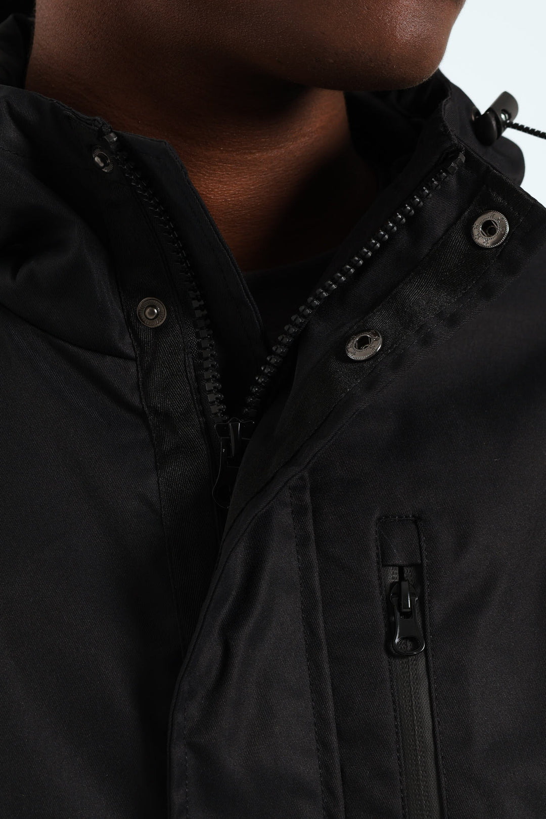 Longer Length Jacket - Black