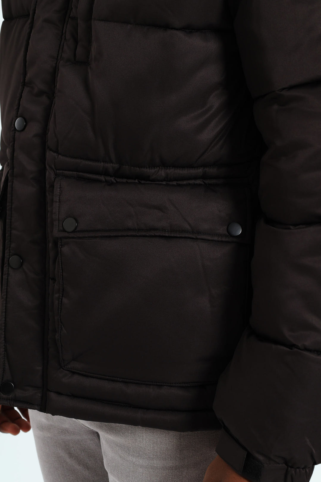Hooded Puffer - Black