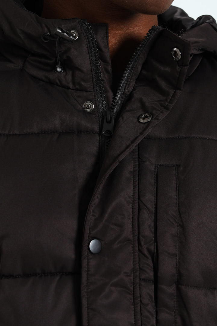 Hooded Puffer - Black