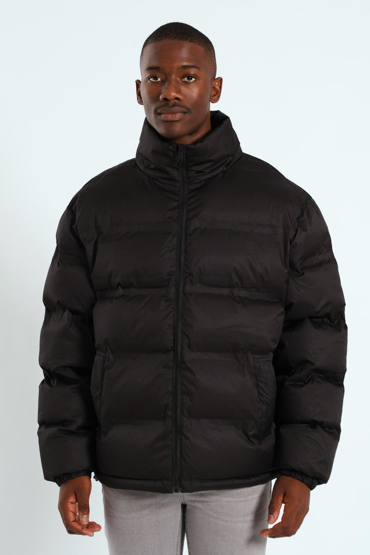 Sealed Puffer Jacket - Black