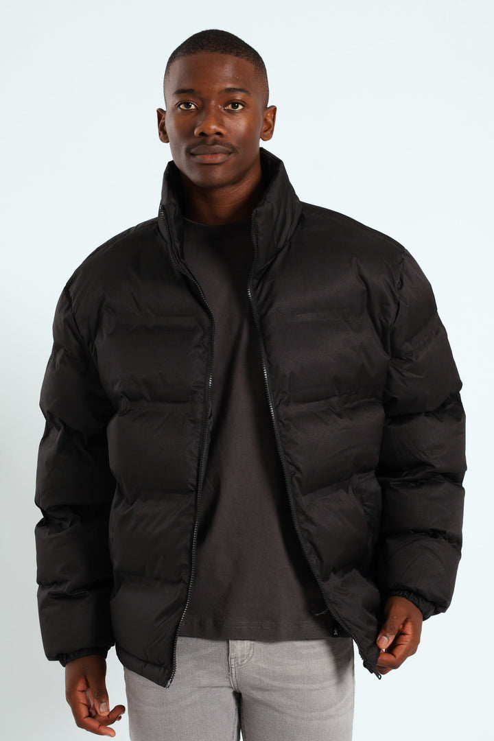 Sealed Puffer Jacket - Black