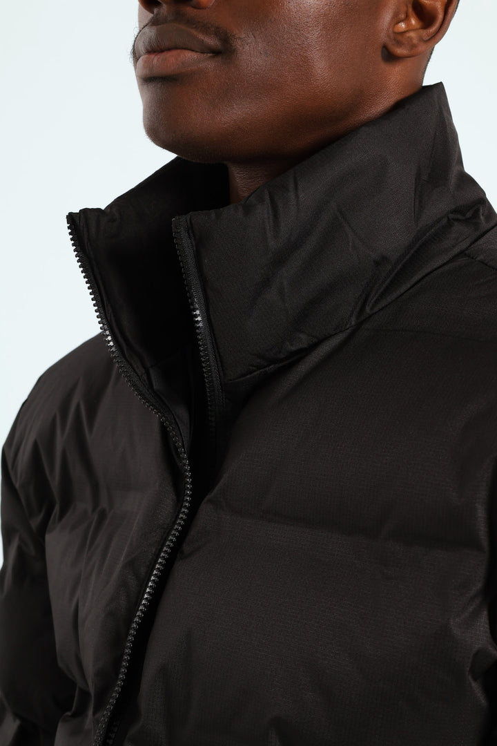 Sealed Puffer Jacket - Black
