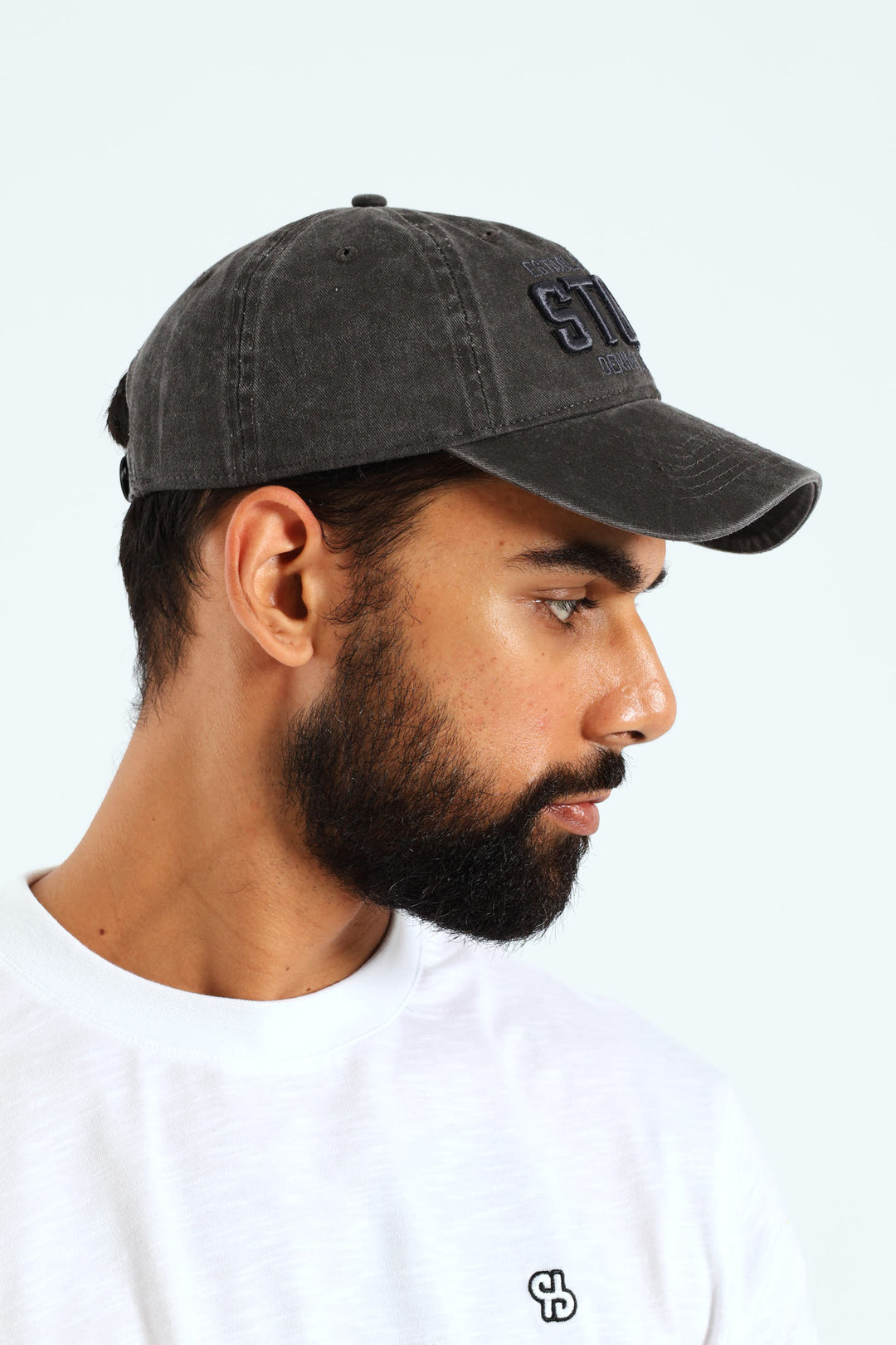 Denim Cap - Black