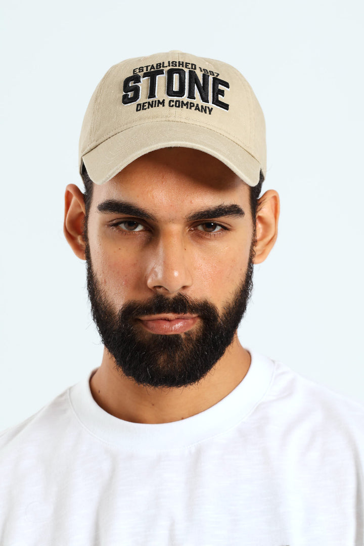 Denim Cap - Stone