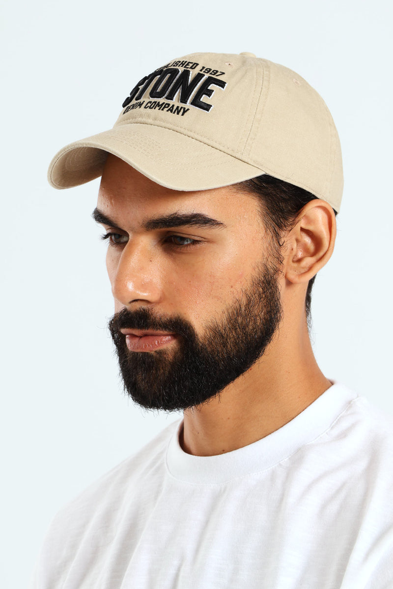 Denim Cap - Stone