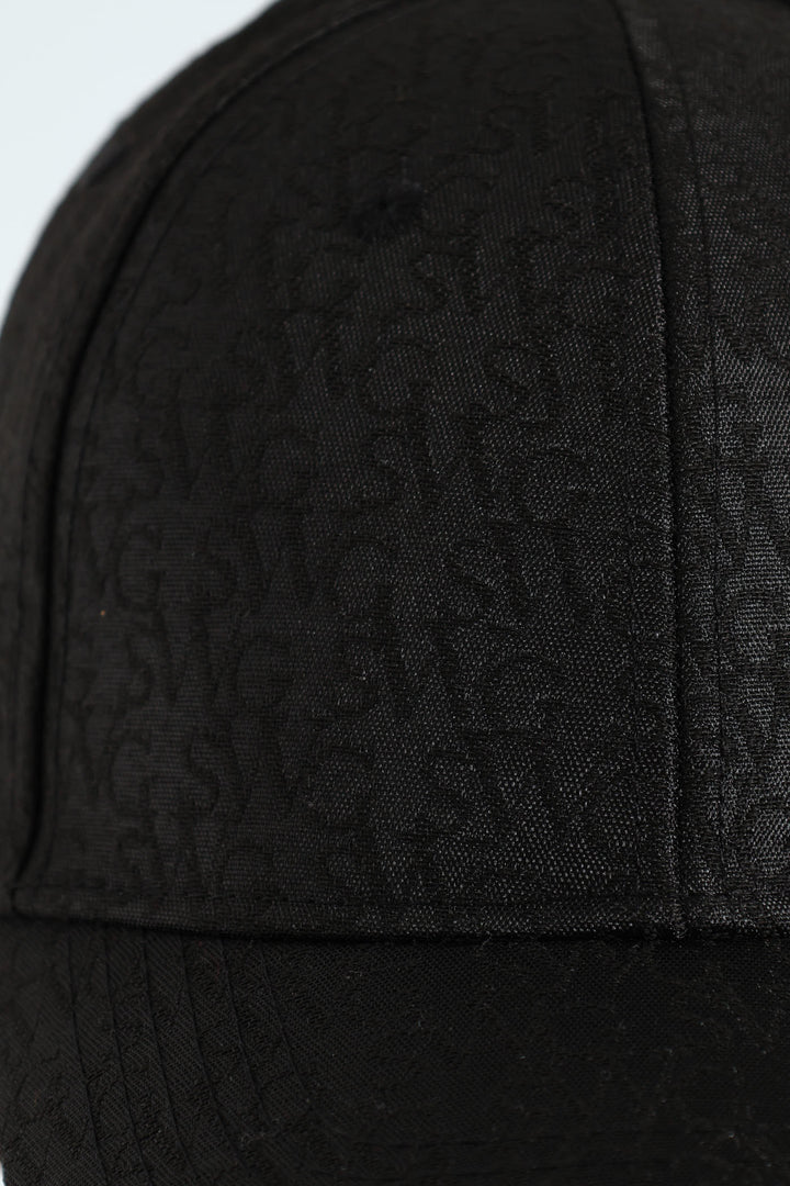Jacquard Cap - Black