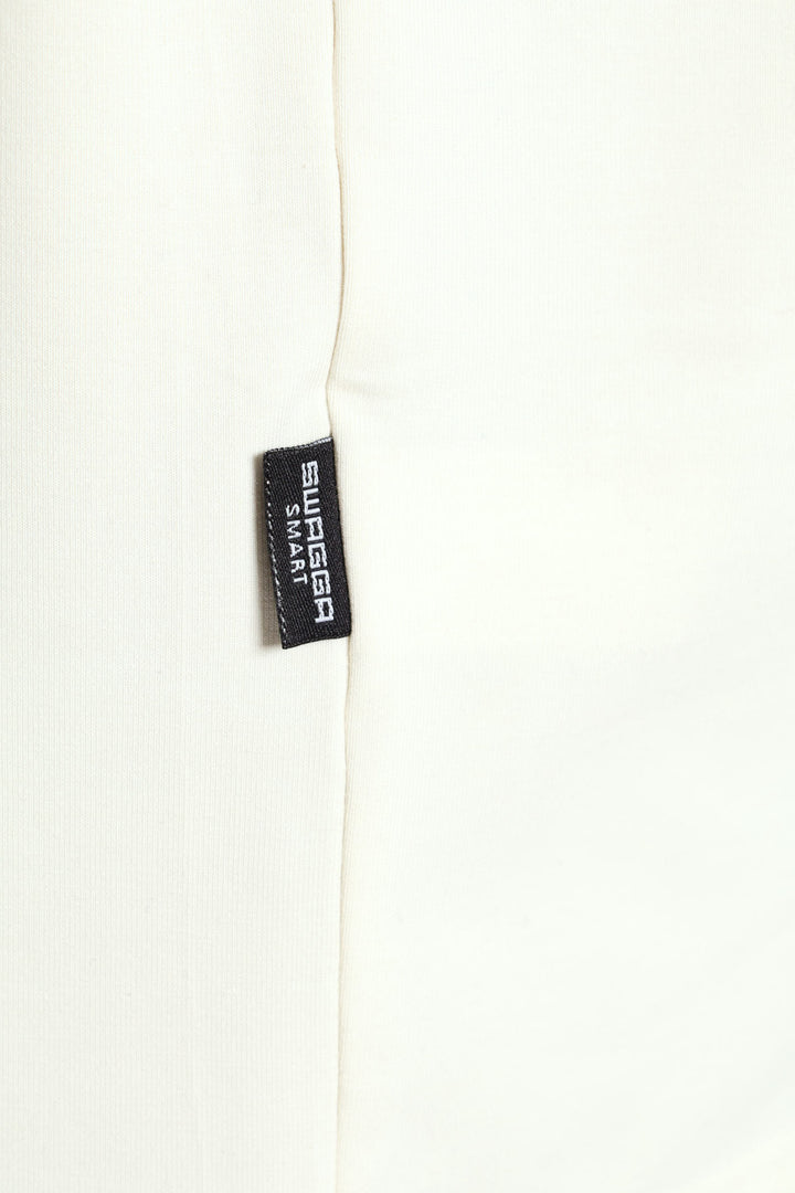 Long Sleeve Rollneck Tee - Cream