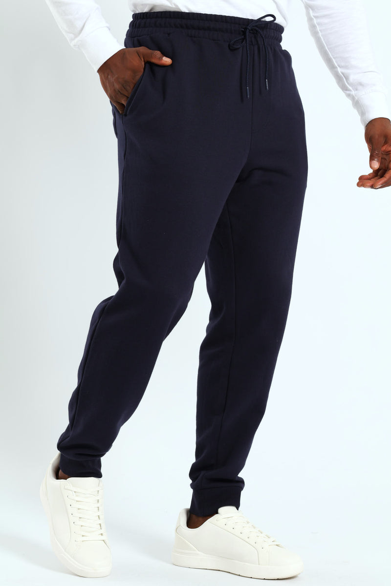 Fleece Jogger - Navy