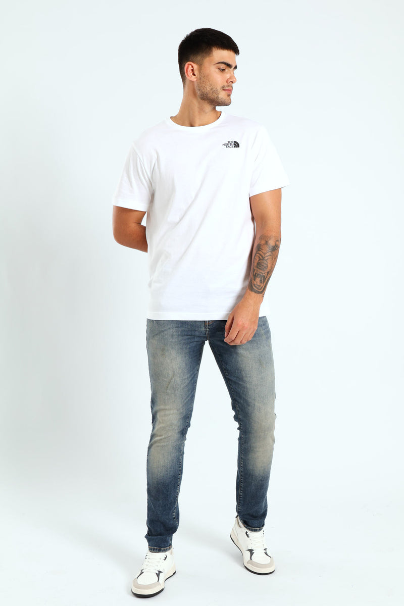 Vertical Tee - White
