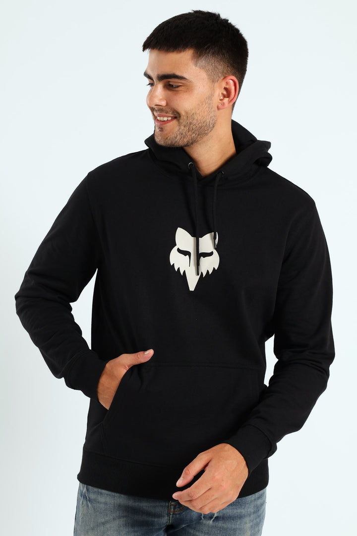 Fleece Head Pullover - Black