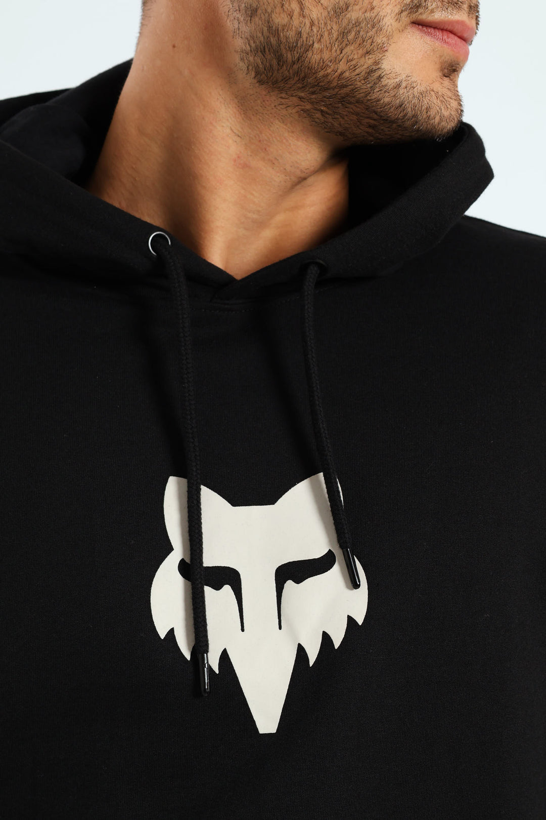 Fleece Head Pullover - Black