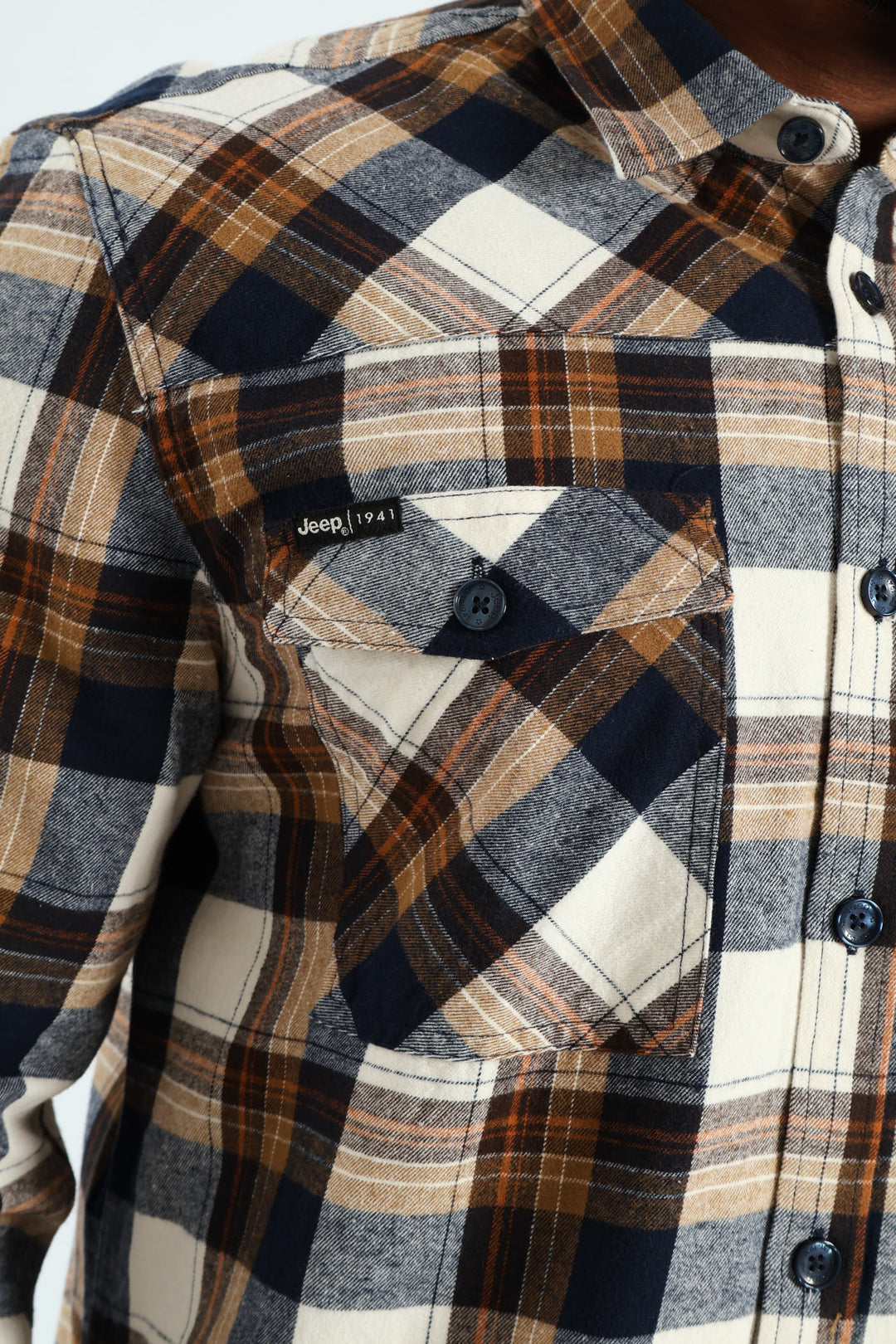 Heavy Weight Flannel Shirt - Black