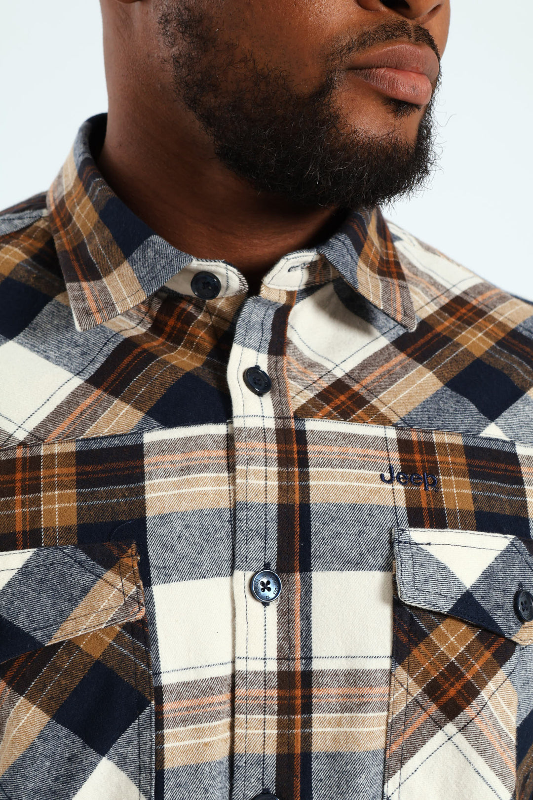 Heavy Weight Flannel Shirt - Black
