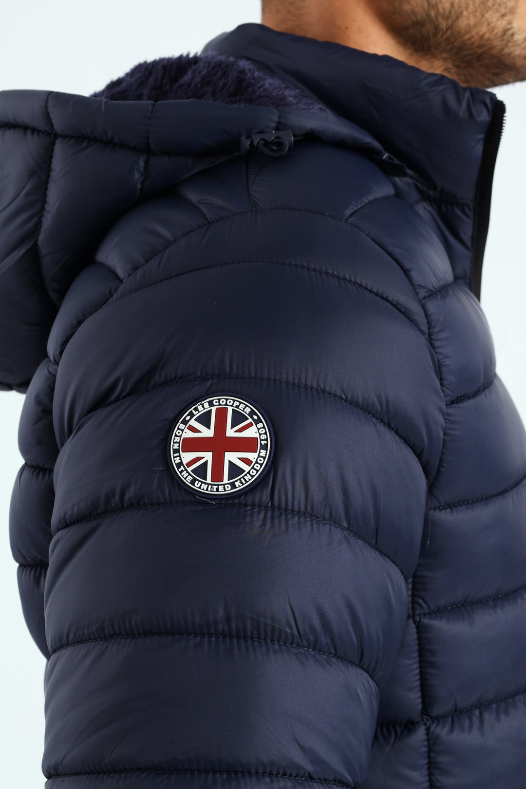 Billy Fur Lined Puffer Jacket - Navy