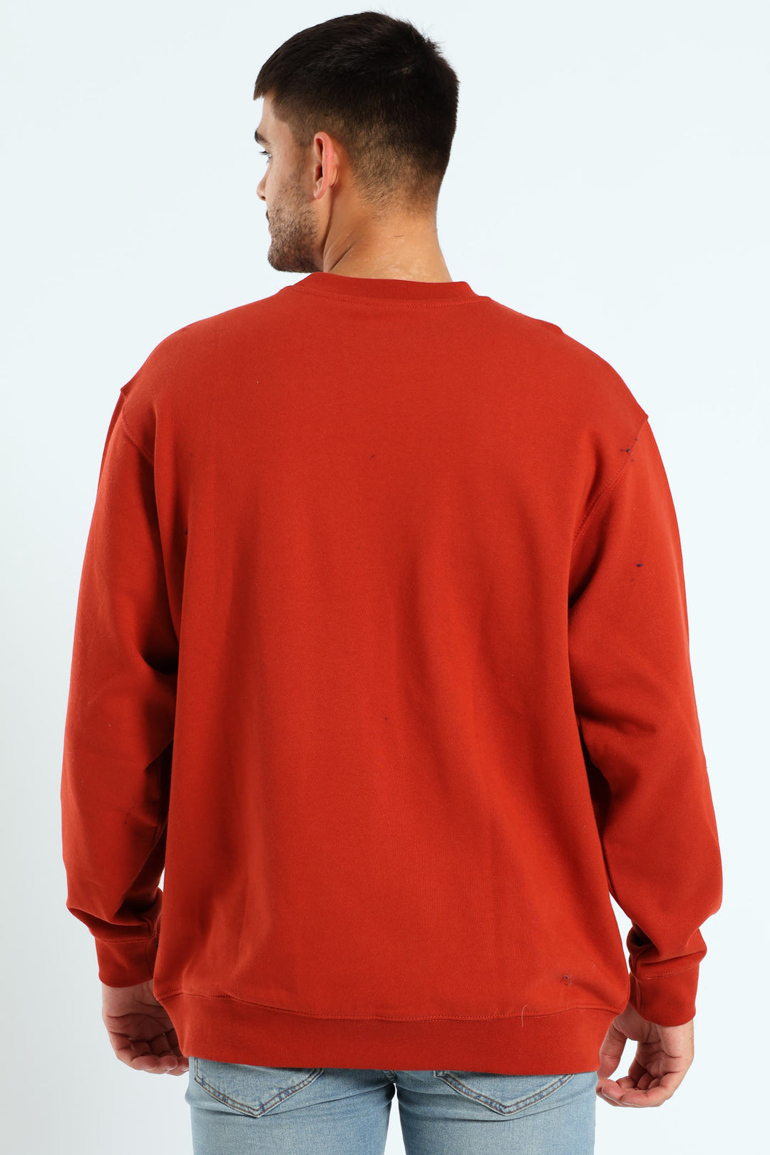 Salton Loose Fit Crew Top - Dark Red