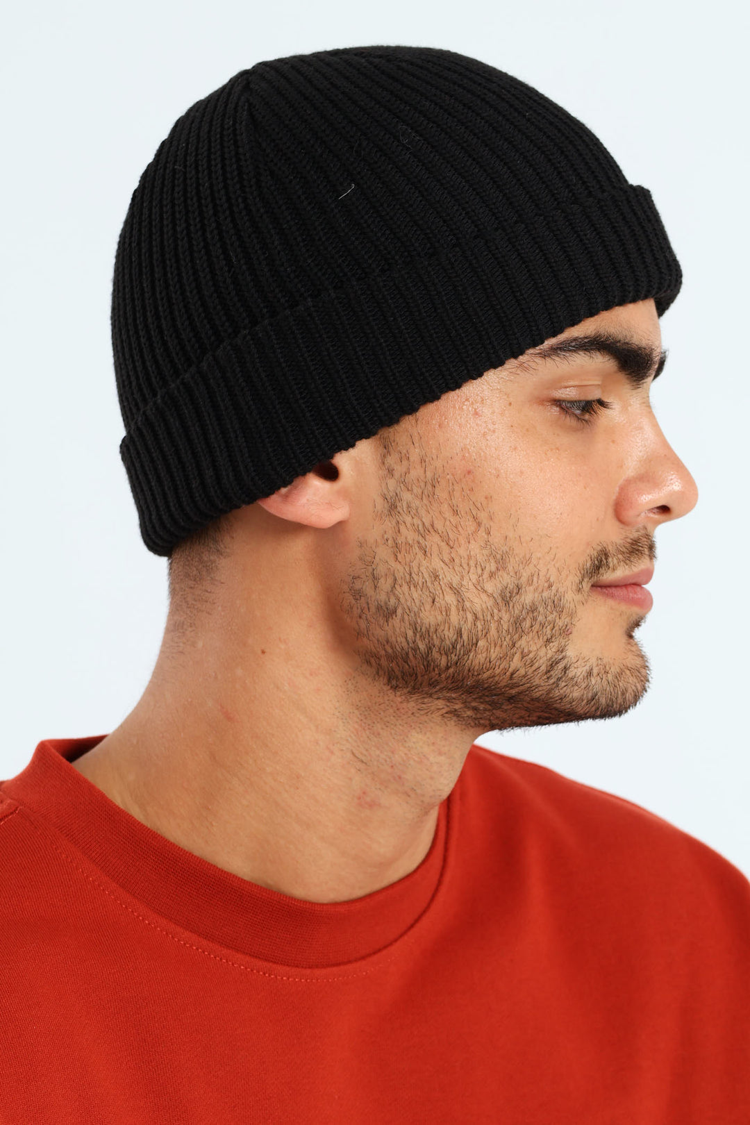 Fisherman Beanie - Black
