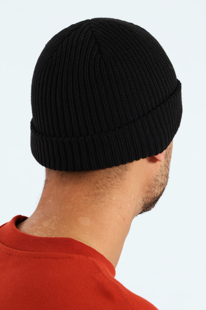 Fisherman Beanie - Black