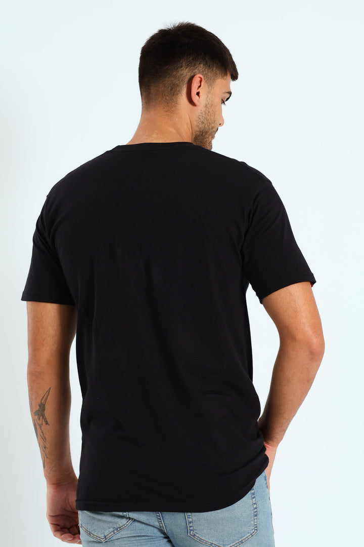 Unlimited Stacked Tee - Black