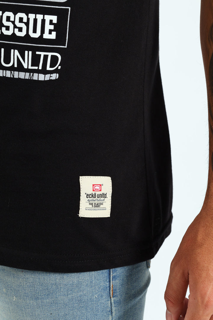 Unlimited Stacked Tee - Black