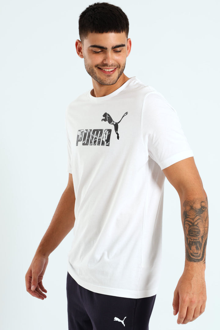 Graphics No.1 Logo Tee - White