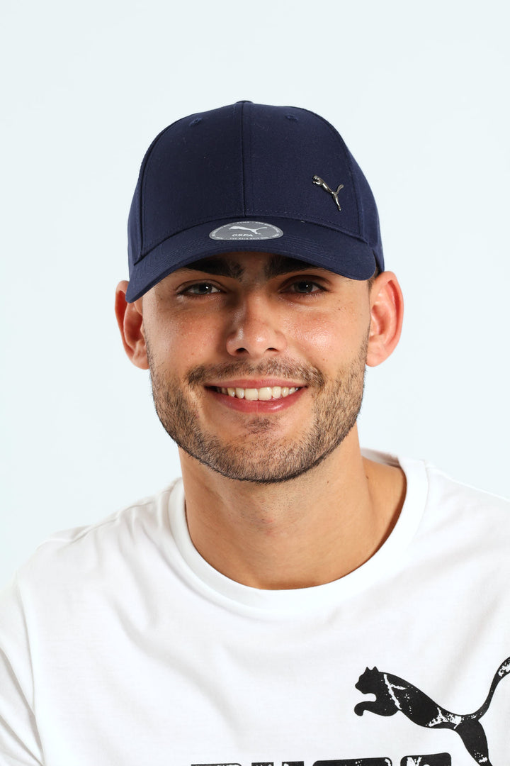 Essential Metal Cat Baseball Cap - Navy
