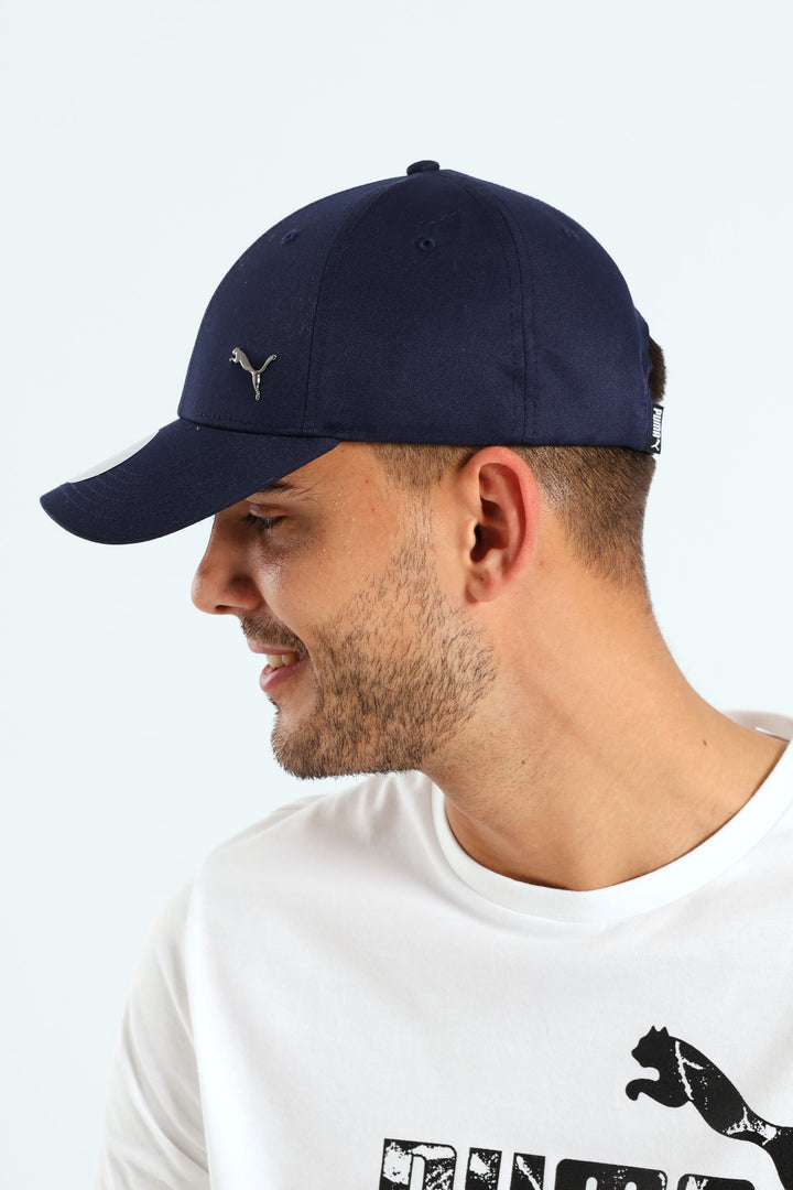 Essential Metal Cat Baseball Cap - Navy