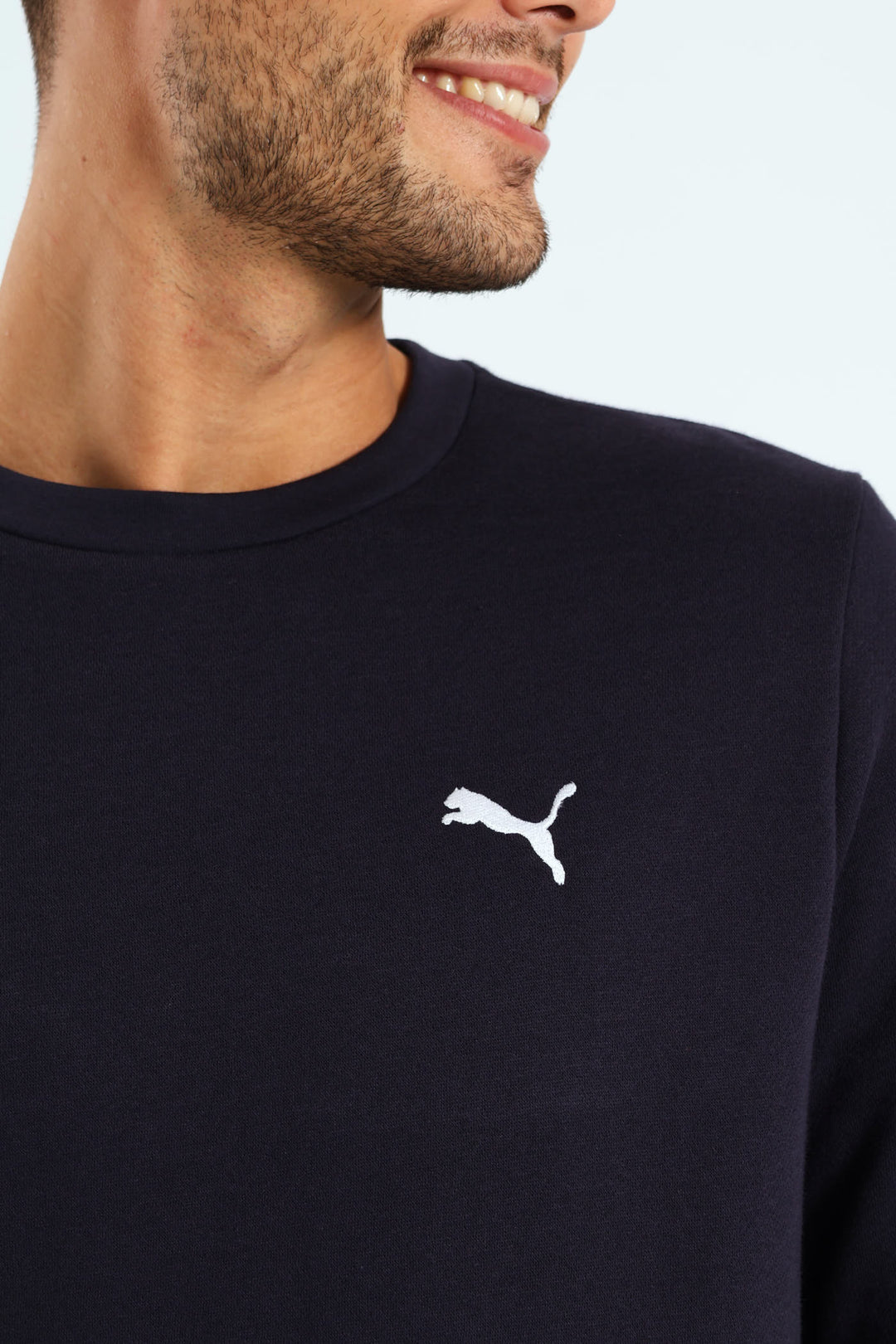Essential Crew Fleece Top - Navy