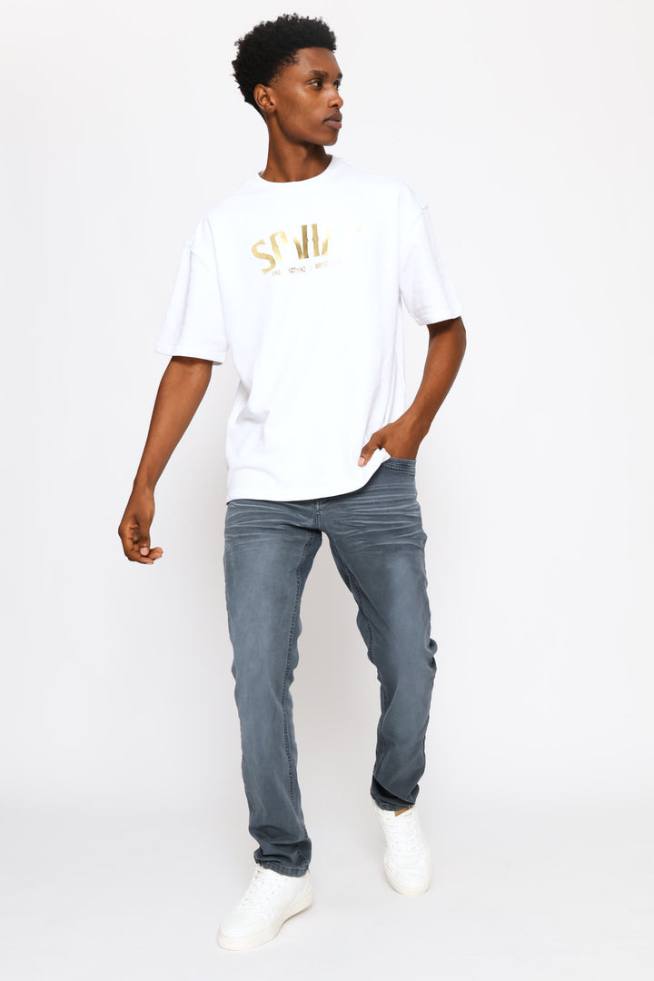 Brantley Slim Denim - Petrol