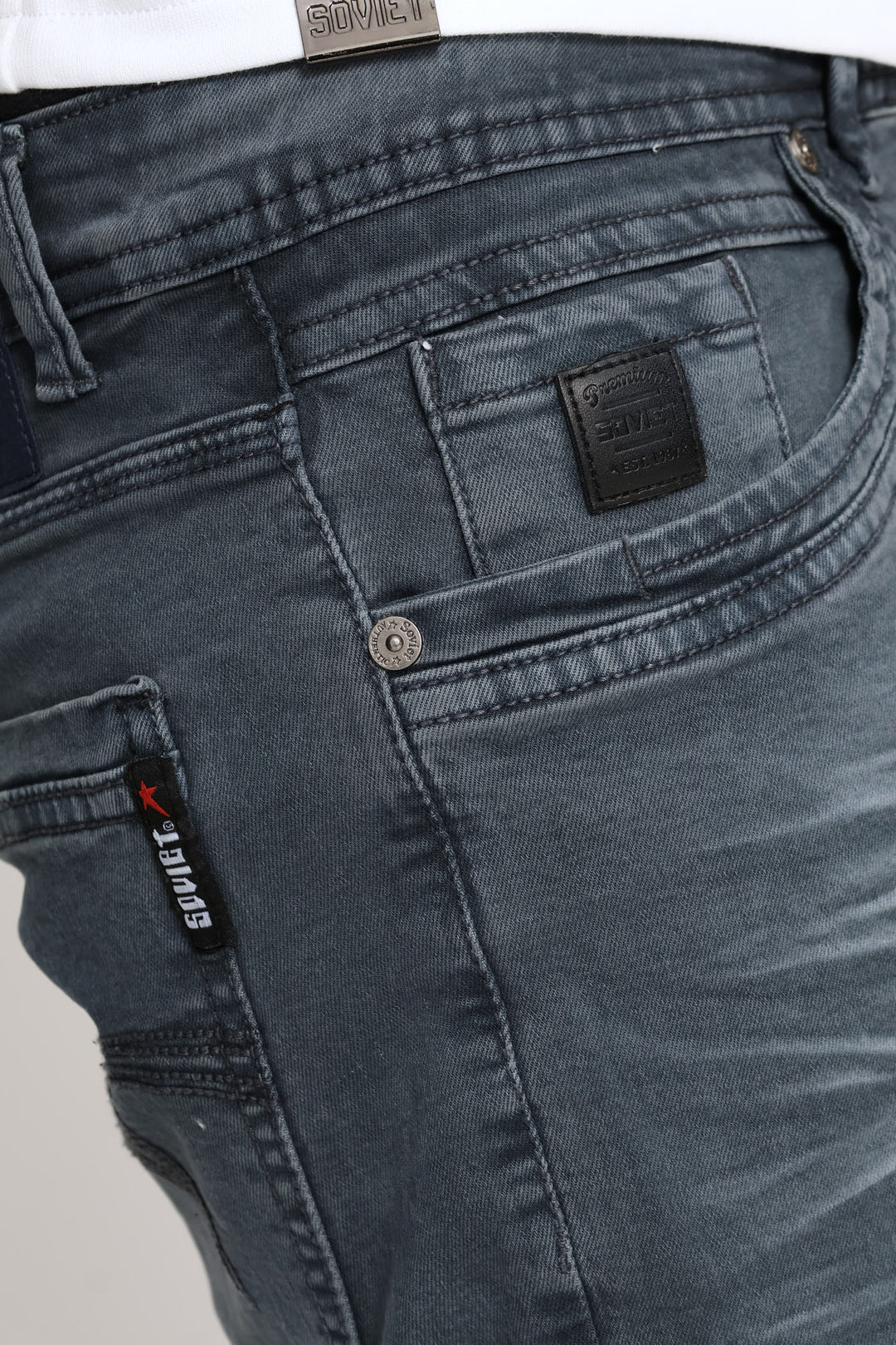 Brantley Slim Denim - Petrol