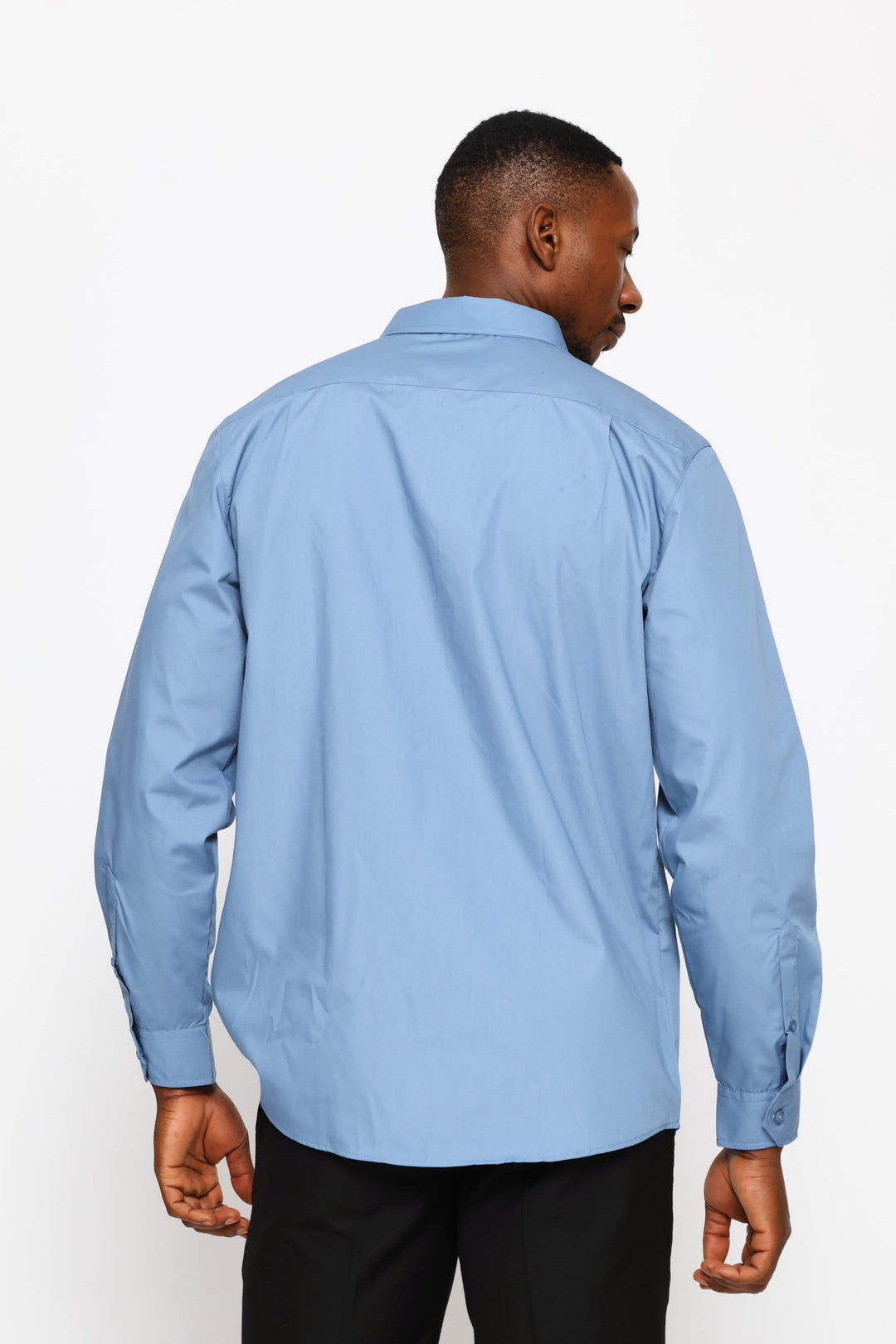 Regular Easy Care Long Sleeve Shirt - Airforce