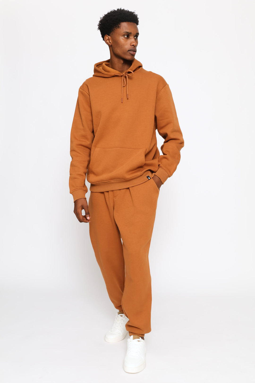 Basic Fleece Jogger - Brown