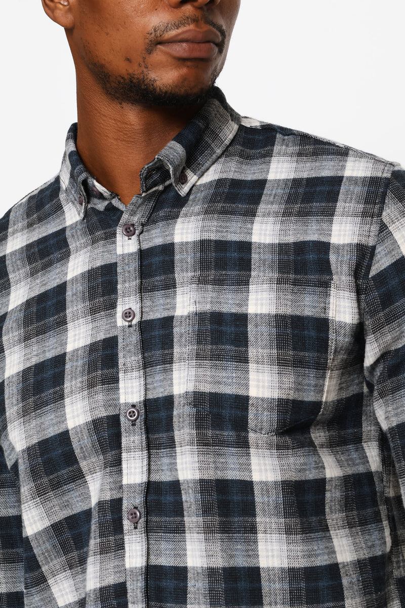 Plaid Shirt - Ecru/Black