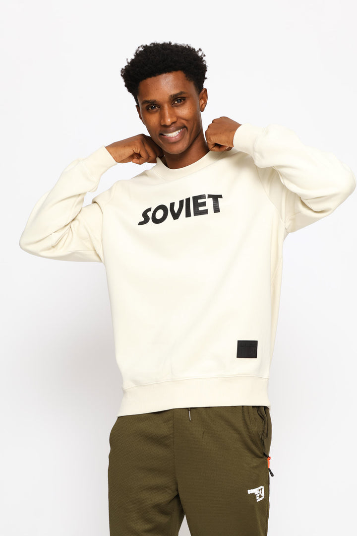 Zander Crew Tracktop - Bone