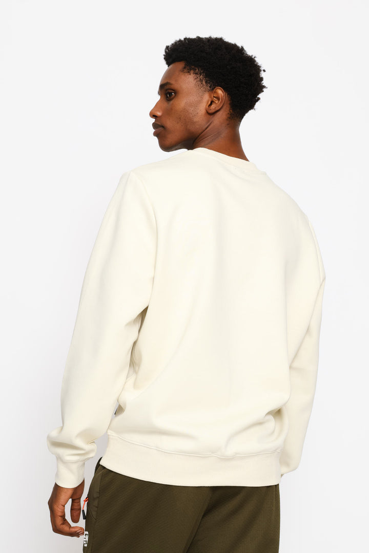 Zander Crew Tracktop - Bone