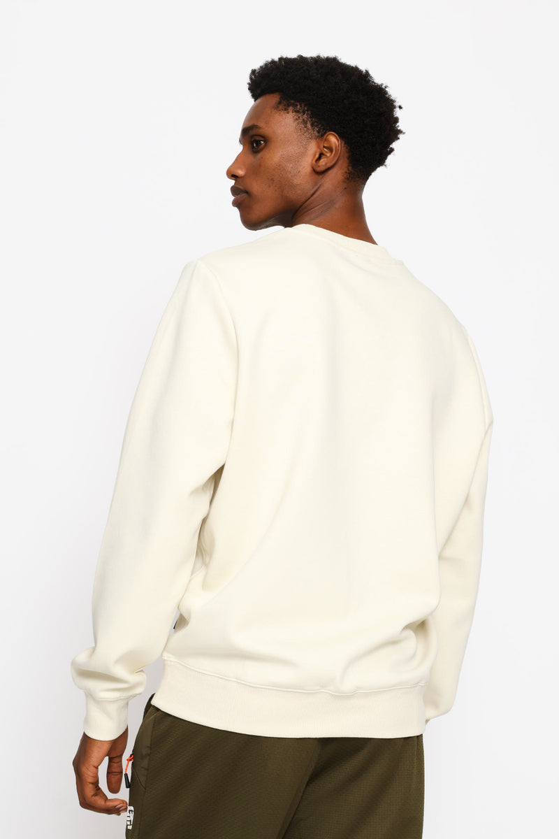 Zander Crew Tracktop - Bone