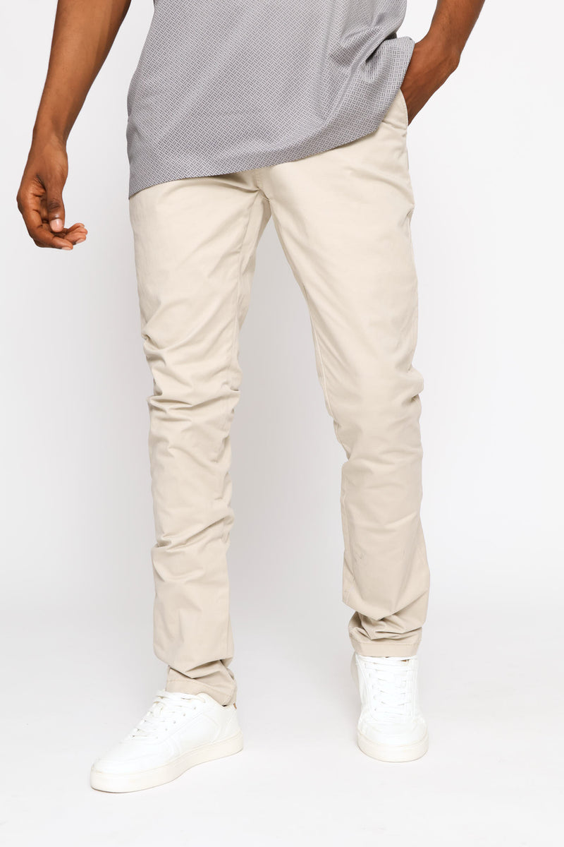 Maldini Slim Chino - Stone