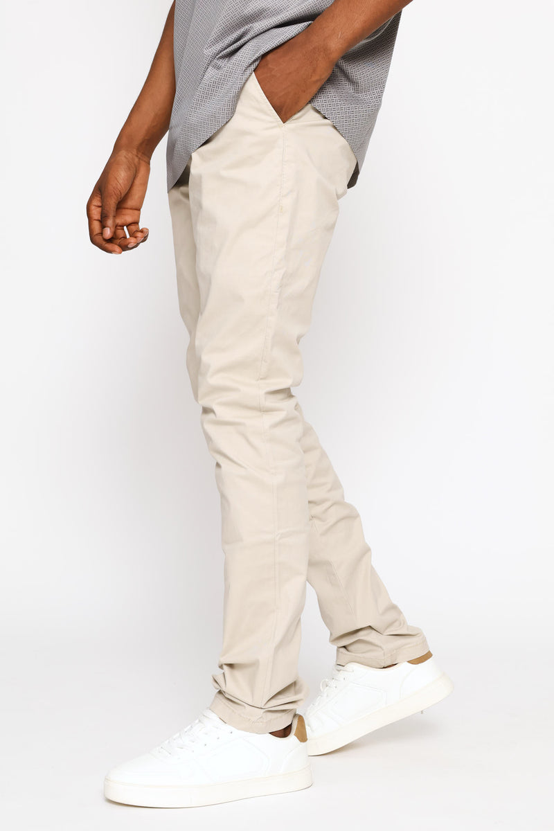 Maldini Slim Chino - Stone