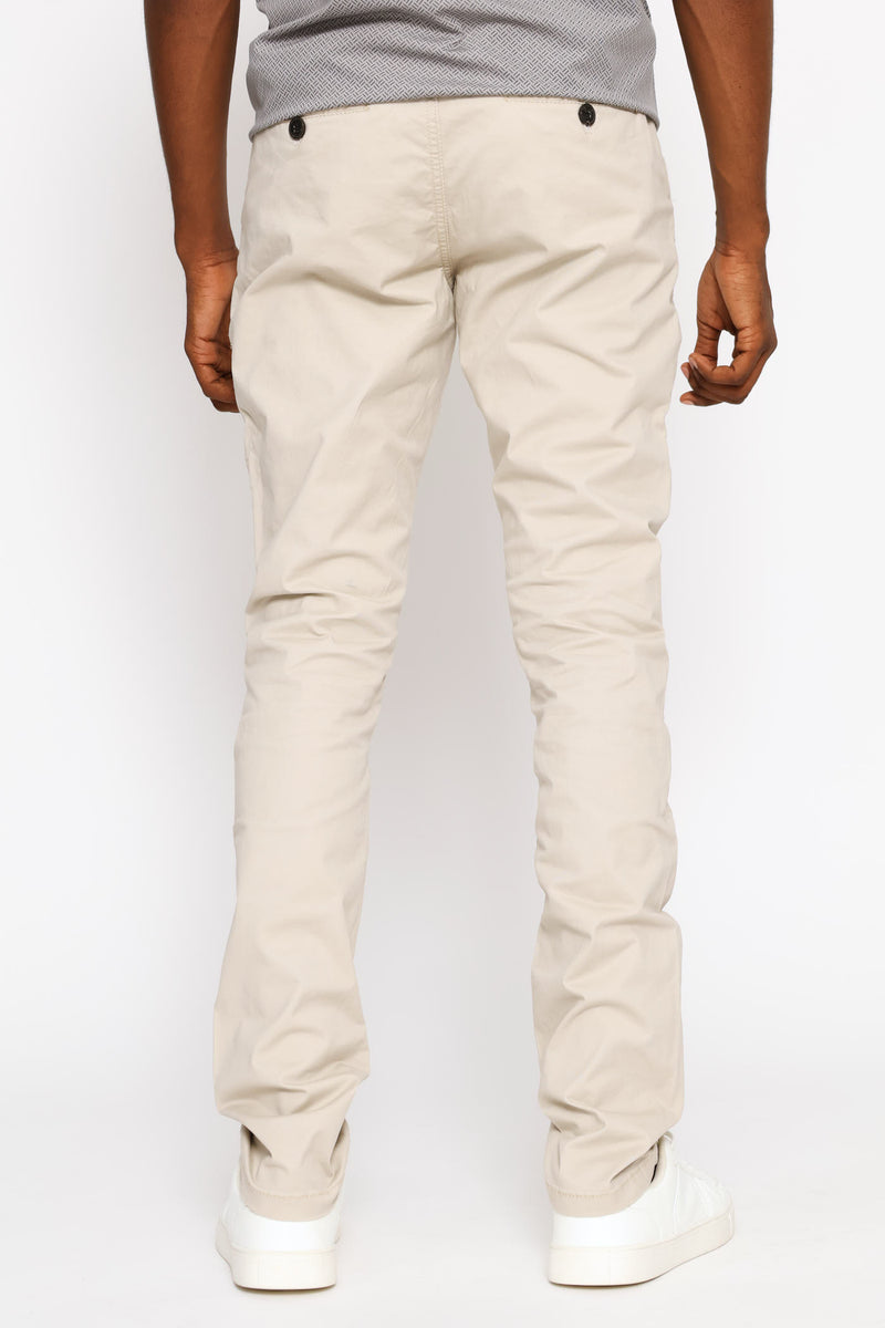 Maldini Slim Chino - Stone