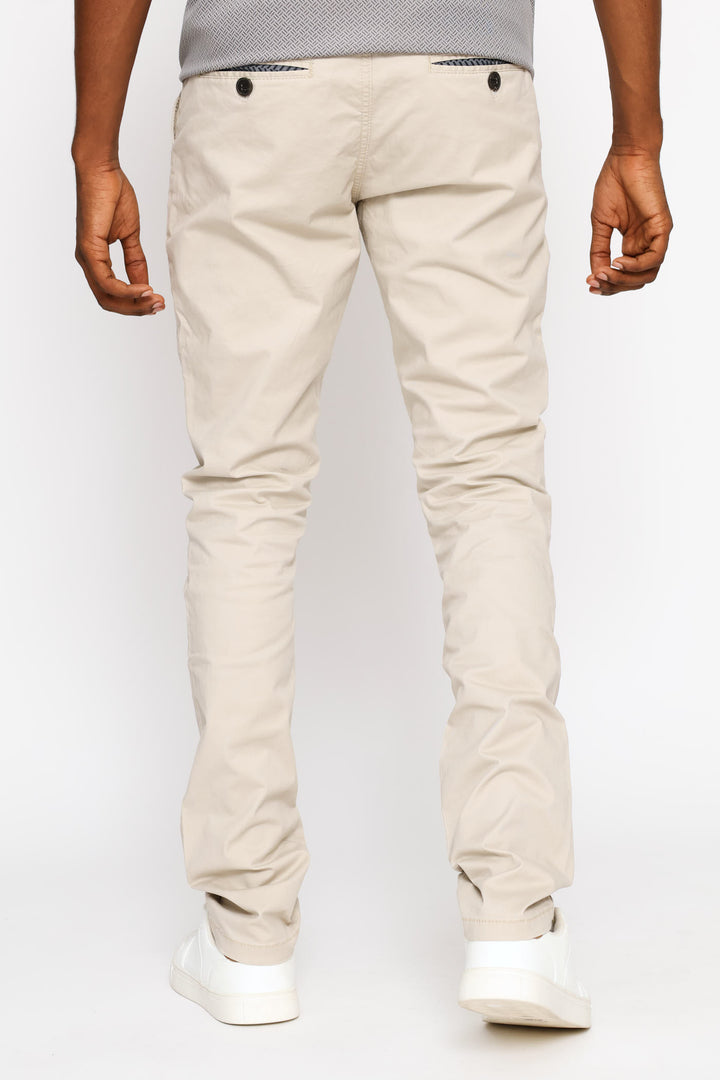 Maldini Slim Chino - Stone