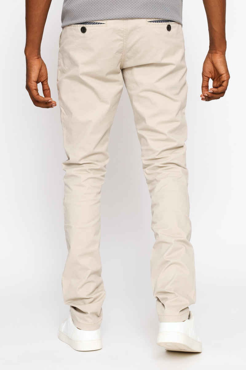 Maldini Slim Chino - Stone