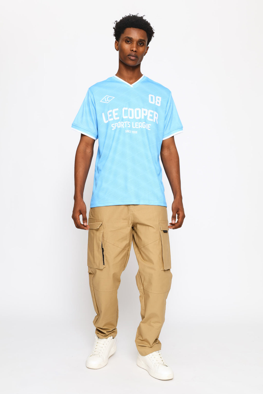 NKANYEZI Soccer Tee - Blue