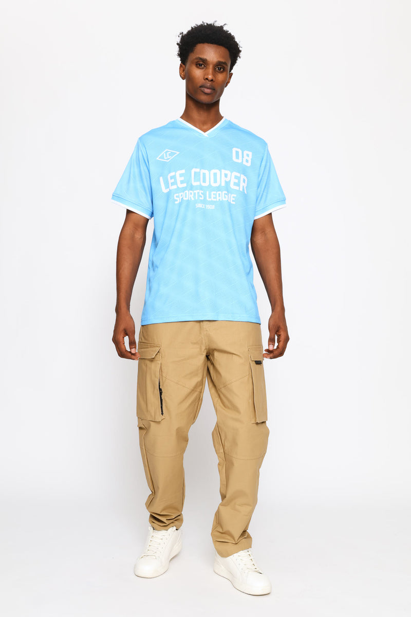 NKANYEZI Soccer Tee - Blue
