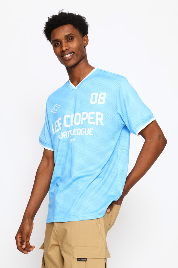 NKANYEZI Soccer Tee - Blue