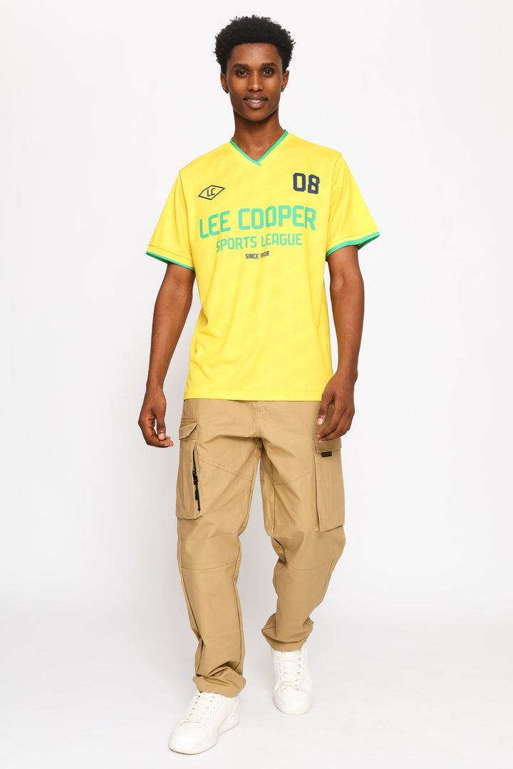 NKANYEZI Soccer Tee - Yellow